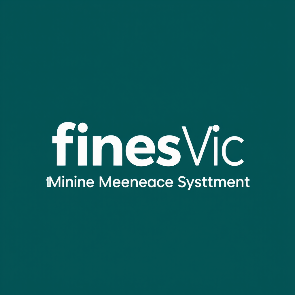 Fines Vic AU - Online Fines Management System Logo